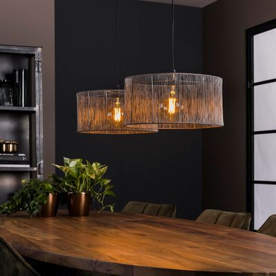 Hanglamp 'Shana' Metaal, 2-lamps