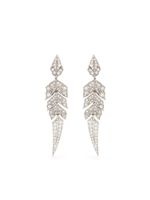 Stephen Webster boucle d'oreille Magnipheasant en or blanc 18ct pavée de diamants - Argent - thumbnail