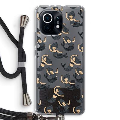 Zeemeermin: Xiaomi Mi 11 Transparant Hoesje met koord