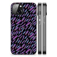 Apple iPhone 13/14 Back Case Feathers Color