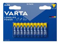 10 Varta Longlife Power AAA Batterijen - thumbnail