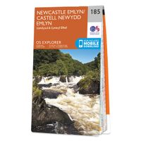 Wandelkaart - Topografische kaart 185 OS Explorer Map Newcastle Emlyn | Ordnance Survey