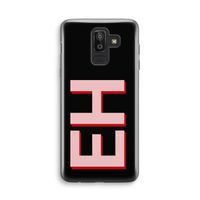 Monogram: Samsung Galaxy J8 (2018) Transparant Hoesje