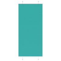 Pliss rolgordijn 90x200 cm stofbreedte 89,4 cm petrol groen