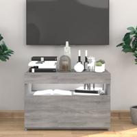 Tv-meubel met LED-verlichting 60x35x40 cm grijs sonoma eiken