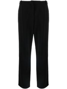 Hermès Pre-Owned pantalon en laine à coupe droite - Noir