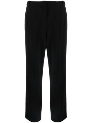 Hermès Pre-Owned pantalon en laine à coupe droite - Noir