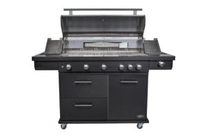 Boretti Imperatore Nero 5B Barbecue Verrijdbaar Gas Zwart 30300 W