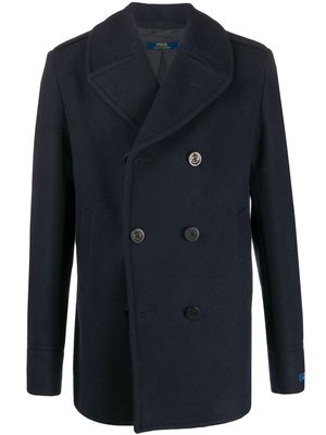 Polo Ralph Lauren manteau à boutonnière croisée - Bleu