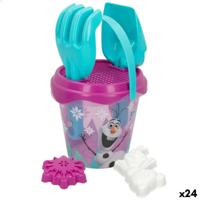 Strandspeelgoedset Frozen Olaf Ø 14 cm (24 Stuks)
