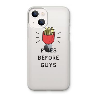 Fries before guys: iPhone 13 mini Transparant Hoesje