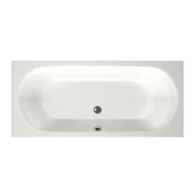 Xenz Cuba Duobad - 180x80x51 - afvoer Midden - acryl - wit mat 6828-03