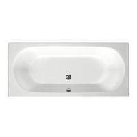 Xenz Cuba Duobad - 180x80x51 - afvoer Midden - acryl - wit mat 6828-03