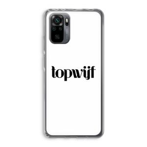 Topwijf Wit: Xiaomi Redmi Note 10 Pro Transparant Hoesje