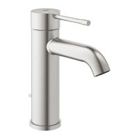 GROHE Essence new Wastafelkraan Opbouw - uitloop 11.6cm - S-size - waste - supersteel 23589DC1