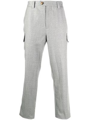 Brunello Cucinelli pantalon court classique - Gris