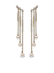 Yoko London boucles d'oreilles en or 18ct ornées de perles