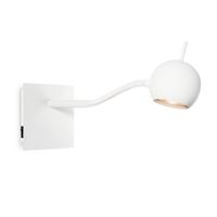 Light depot - LED opbouwspot Bollo flex - 35 cm - wit - Outlet