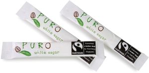 Miko Puro suikersticks fairtrade, kristalsuiker, 5 g, doos van 500 stuks