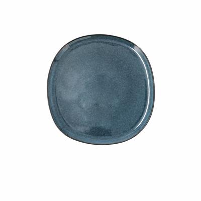 Dinerbord Bidasoa Ikonic Blauw Keramisch 20,2 x 19,7 x 1,3 cm (6 Stuks) (Pack 6x)