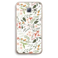 Sweet little flowers: Samsung Galaxy J3 (2016) Transparant Hoesje