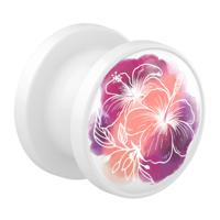 Tunnel met La vie en rouge Acryl Tunnels & Plugs