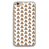 Poop emoji: iPhone 6 Plus / 6S Plus Transparant Hoesje
