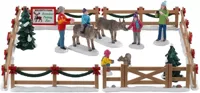 Lemax reindeer petting zoo s/17 kerstdorp tafereel Caddington Village 2020