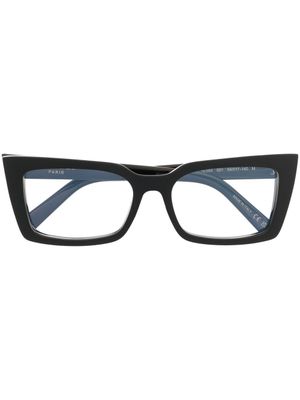 Saint Laurent Eyewear lunettes de vue à monture carrée - Noir