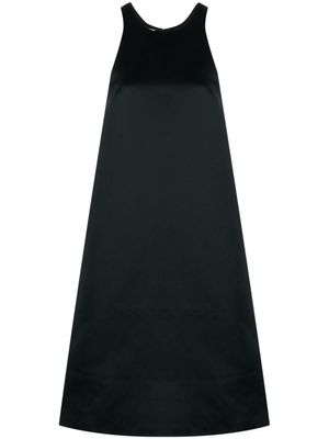 Co robe évasée à encolure ronde - Noir
