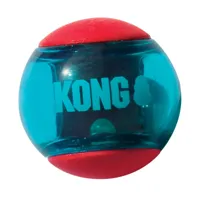 Kong Squeezz Action ball red large 2 stuks Ø8cm