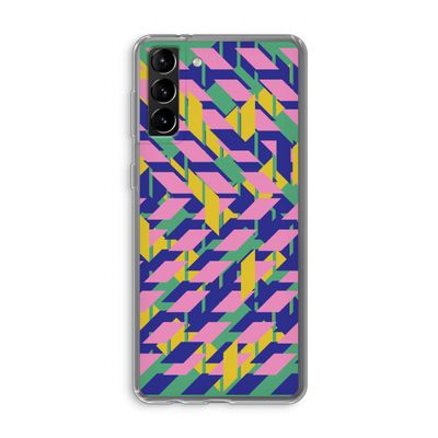 Skew Blush 1: Samsung Galaxy S21 Plus Transparant Hoesje