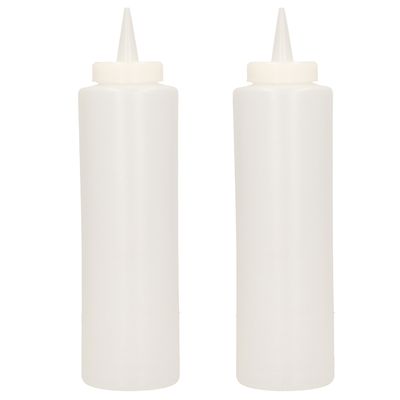 Sausflessen/doseerflessen 400 ML 2 stuks