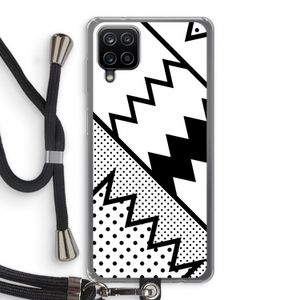 Pop Art #5: Samsung Galaxy A12 Transparant Hoesje met koord