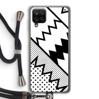 Pop Art #5: Samsung Galaxy A12 Transparant Hoesje met koord
