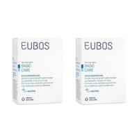 Eubos Duo Washing Bar Blauw 2x125gr