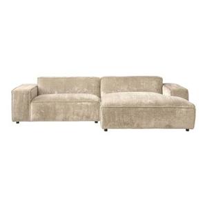 by fonQ Chunky Chaise Longue Rechts - Ivoor - Rib