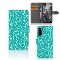 OnePlus Nord Hoesje Cracks Blue