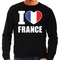 I love France sweater / trui zwart voor heren