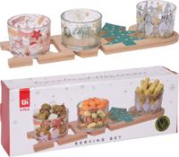Serving Set 4Pcs On Bamboo Tra - Nampook