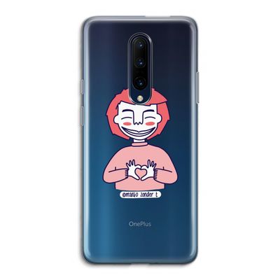 Hartje: OnePlus 7 Pro Transparant Hoesje