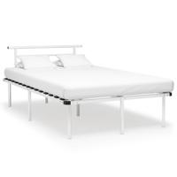 Bedframe metaal wit 120x200 cm - thumbnail