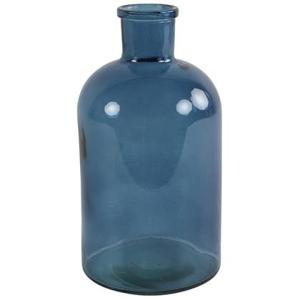 Countryfield Vaas - zee blauw - glasA‚A - apotheker fles - D14 x H27 c