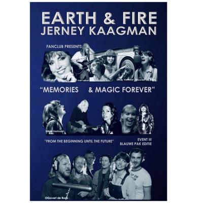 Earth & Fire - Jerney Kaagman - Memories and Magic Forever Gelamineerd Softcover Boek 7.1 Blauw