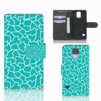 Samsung Galaxy S5 | S5 Neo Hoesje Cracks Blue - thumbnail
