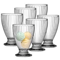 Urban Living IJscoupes/ijsschaaltjes - 12x stuks - 280 ml - glas - toetje/dessert