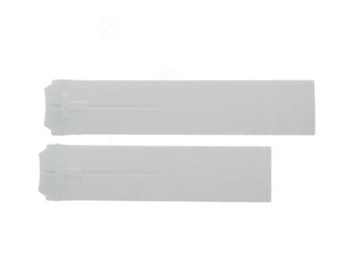 Horlogeband Smartwatch Tissot T33785888A / T610020042 Silicoon Wit 20mm