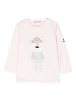 Moncler Enfant t-shirt à imprimé graphique - Rose - thumbnail