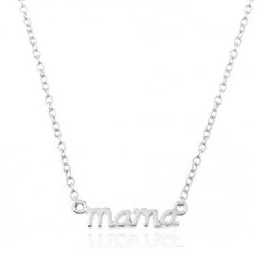 Zilveren Ketting met "Mama" Bedel - Liefdevolle Elegantie van Elenza