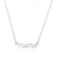 Zilveren Ketting met "Mama" Bedel - Liefdevolle Elegantie van Elenza
